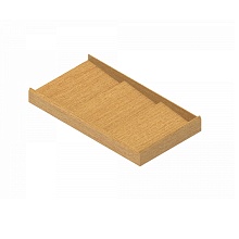 Лоток для столовых приборов деревянный W-260 мм для приправ Rejs 1/1
