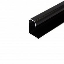 Профиль-ручка вертикальная 18-19 мм Черный 2600 мм