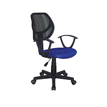 Кресло BRABIX Flip MG-305, материал: ткань TW, сине-черное