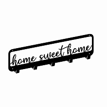 Вешалка Home Sweet Home WS14 структурный черный 500 мм Gamet