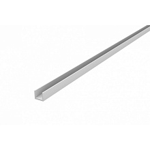 Планка для стеновой панели 10 мм торцевая матовая L-600 мм Алкона 1/100