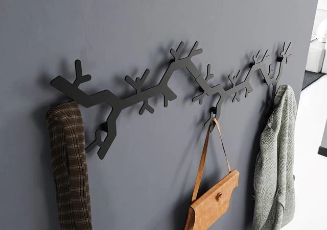 декоративные вешалки на стену для одежды