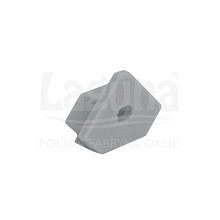 Заглушка для алюминиевого профиля углового AD LL-07 серебро с отверстием Laguna 1/50