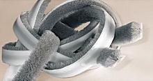 Лента амортиз. М7*6мм серая св. (1/150) (silver white)