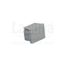 Заглушка для алюминиевого профиля накладного AD LL-04 серебро Laguna 1/50