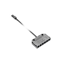 Соединитель LED распределитель 6 гнезд кабель 2м разъем Mini AMP GTV 1/1