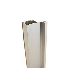Профиль-ручка Gola вертикальный серебро браш GY993-X L-2800 мм