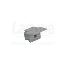 Заглушка для алюминиевого профиля врезного AD LL-05 серебро с отверстием Laguna 1/50