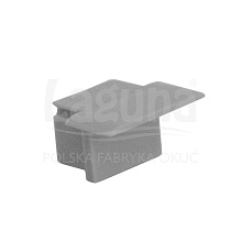 Заглушка для алюминиевого профиля врезного AD LL-05 серебро Laguna 1/50