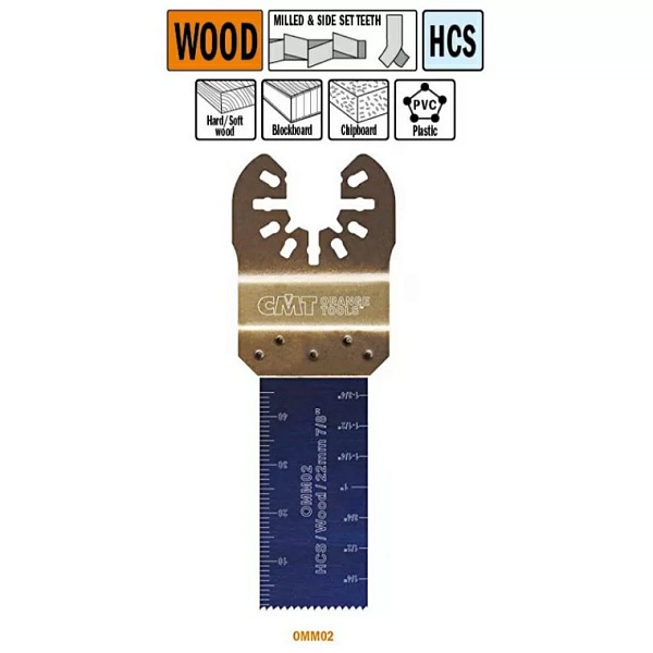 Погружное пильное полотно OMM03 28 мм для древесины и пластика CMT 1/10
