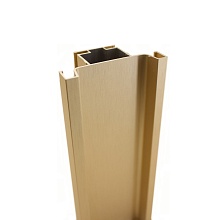 Профиль-ручка Gola вертикальный золото браш GY992-X L-2800 мм